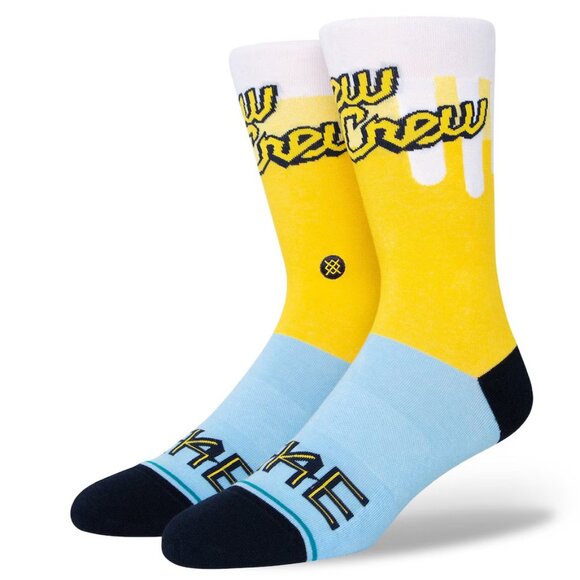 Stance MLB Milwaukee Brewers Crew Socks - 2 Pack - Picture 5 of 7